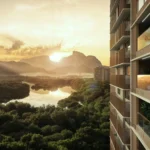 Ilustração Artística - Detalhe fachada do edifício Pedra da Gávea_0